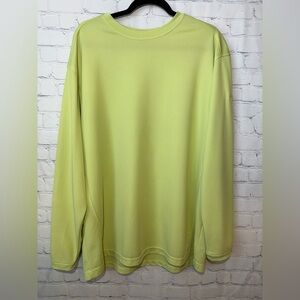 Bimini Bay size XL lime green long sleeve pullover